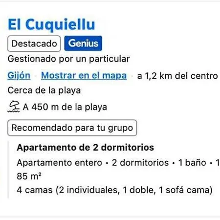 El Cuquiellu Apartamento *